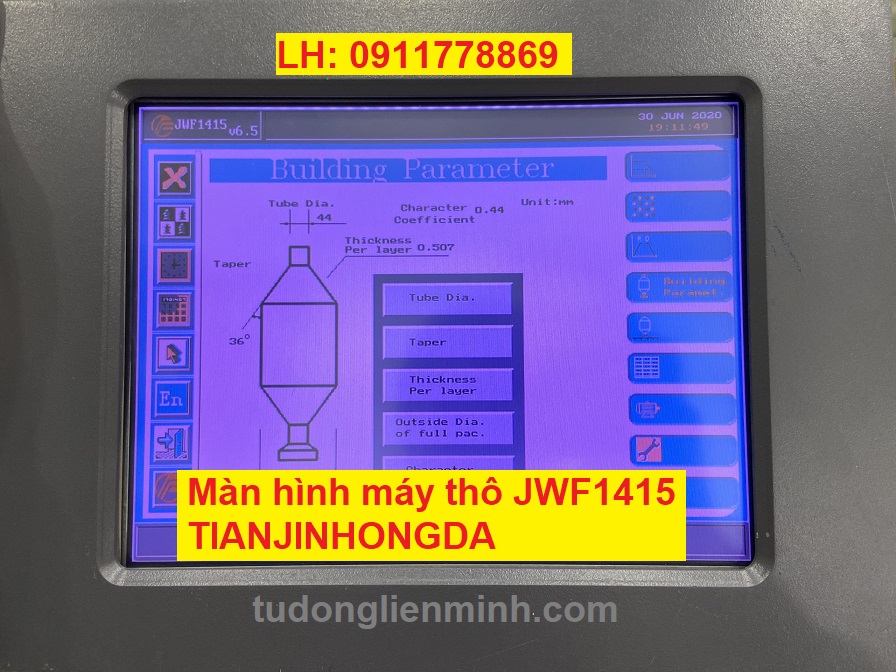 Màn hình máy thô JWF1415 TIANJINHONGDA