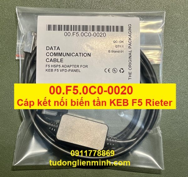 00.F5.0C0-0020 Cáp kết nối biến tần KEB F5 Rieter