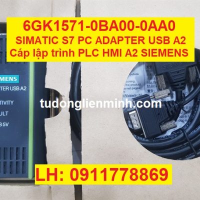 6GK1571-0BA00-0AA0 SIMATICS S7 PC ADAPTER Cáp lập trình PLC HMI A2 Siemens
