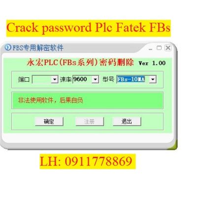 Crack password PLC Fatek FBs 10MA