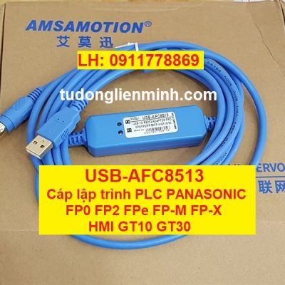 USB-AFC8513 Cáp lập trình PLC PANASONIC FP0 FP2 FPe FP-M FP-X HMI GT10 GT30
