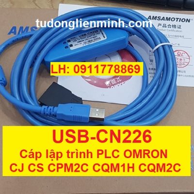 USB-CN226 Cáp lập trình PLC OMRON CJ CS CPM2C CQM1H