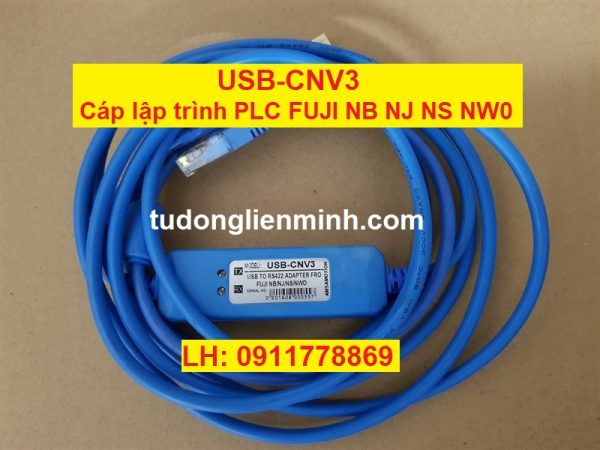 USB-CNV3 Cáp lập trình PLC FUJI NB NJ NS NW0