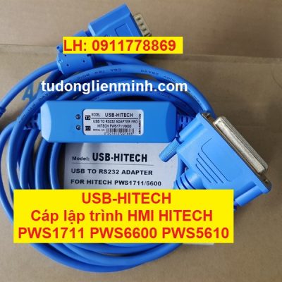 USB-HITECH Cáp lập trình HMI Hitech PWS1711 PWS6600 PWS5610