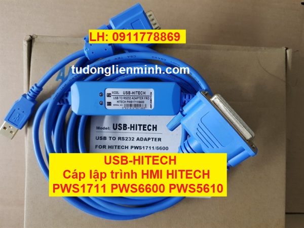 USB-HITECH Cáp lập trình HMI Hitech PWS1711 PWS6600 PWS5610