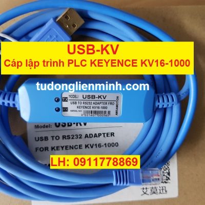 USB-KV+ Cáp lập trình PLC KEYENCE KV16 KV1000