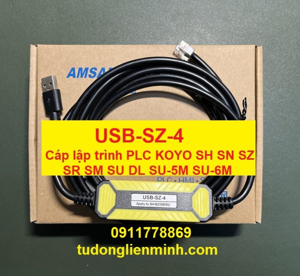 USB-SZ-4 Cáp lập trình PLC KOYO SH SN SZ SR SM SU DL SU-6M SU-5M