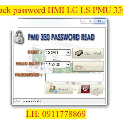 Crack password HMI LS PMU 330 bẻ khóa màn hình ls