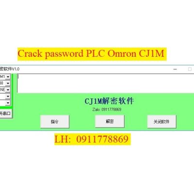 Crack password PLC Omron CJ1M bẻ khóa plc omron