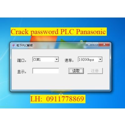 Crack password PLC Panasonic FP0 FP1 FP2 bẻ khóa plc panasonic