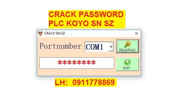 Crack password PLC Koyo SN SZ bẻ khóa plc koyo