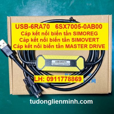 USB-6RA70 6SX7005-0AB00 Cáp lập trình biến tần SIMOREG SIMOVERT MASTER DRIVE