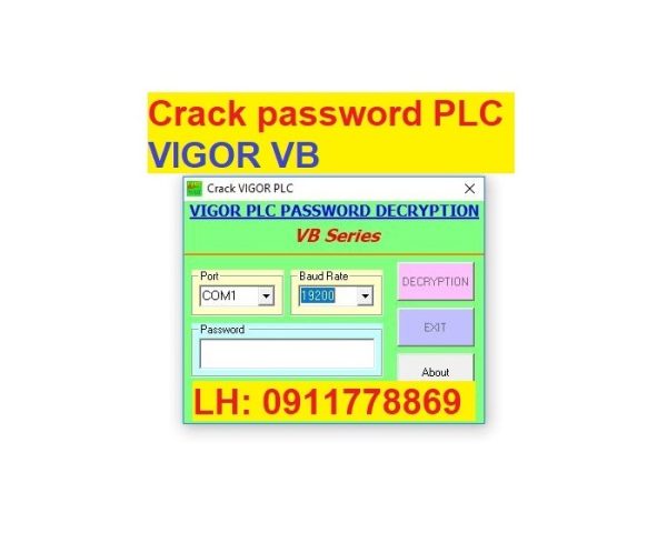 Crack password PLC VIGOR VB