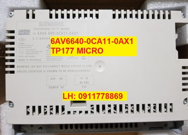 6AV6640-0CA11-0AX1 TP177 MICRO SIEMENS