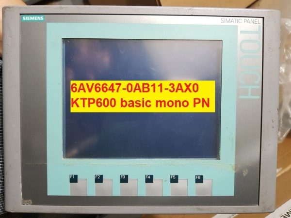 6AV6647-0AB11-3AX0 KTP600 basic mono PN