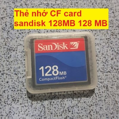 Thẻ nhớ CF card Sandisk 128MB 128 MB