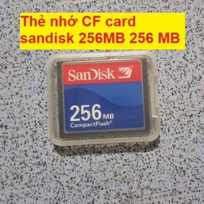 Thẻ nhớ CF card Sandisk 256MB 256 MB