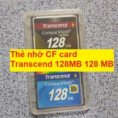 Thẻ nhớ CF card transcend 128MB 128 MB