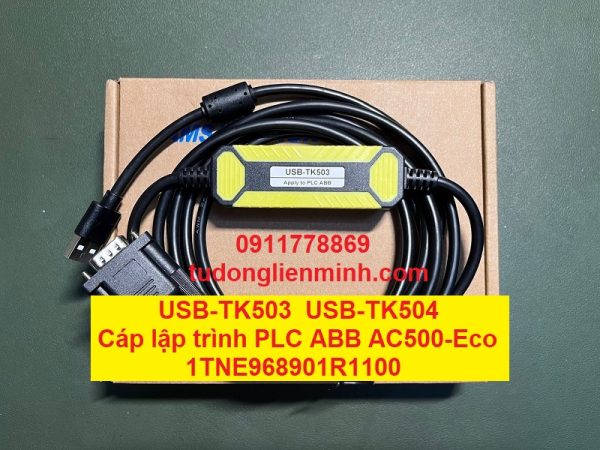 USB-TK503 USB-TK504 Cáp lập trình PLC ABB AC500-Eco 1TNE968901R1100