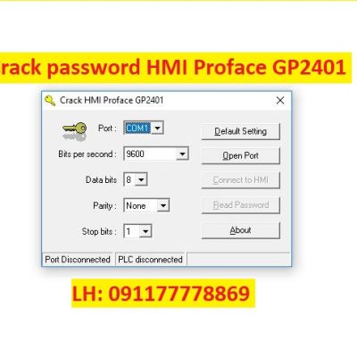 Crack password HMI Proface GP2401