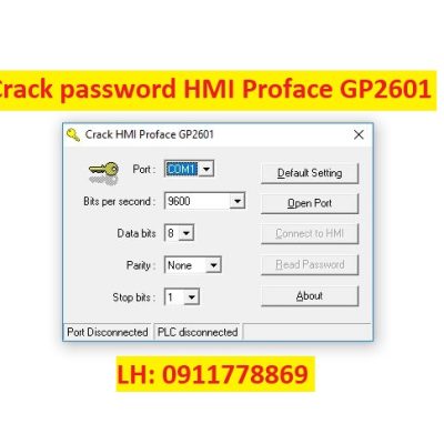 Crack password HMI Proface GP2601