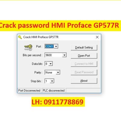 Crack password HMI Proface GP577R