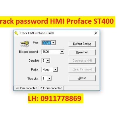 Crack password HMI Proface ST400