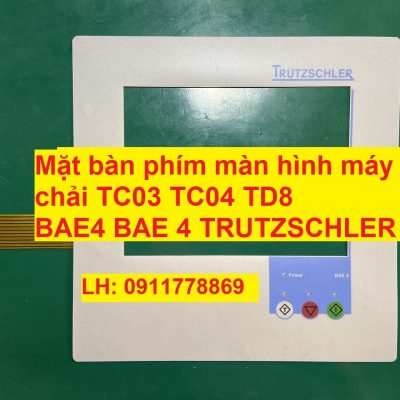 Mặt bàn phím màn hình máy chải TC03 TC04 TD8 BAE4 BAE 4 TRUTZSCHLER