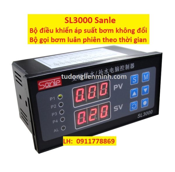SL3000 Bộ điều khiển áp suất bơm không đổi gọi bơm luân phiên theo thời gian