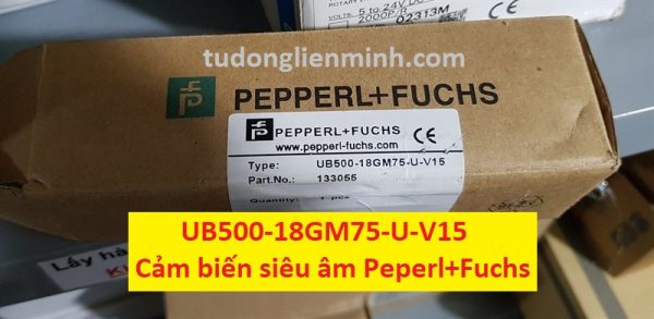 UB500-18GM75-U-V15 cảm biến siêu âm Peperl+Fuchs