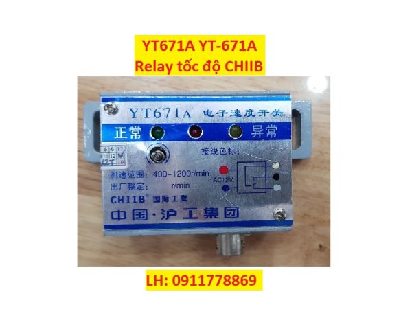 YT671A YT-671A relay tốc độ CHIIB