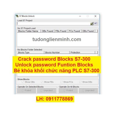 Crack password Blocks S7 bẻ khóa khối chức năng S7
