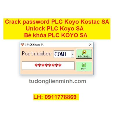 Crack password PLC Koyo Kostac SA Unlock PLC Koyo SA Bẻ khóa plc koyo