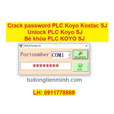 Crack password PLC Koyo Kostac SJ Unlock PLC Koyo SJ Bẻ khóa plc koyo