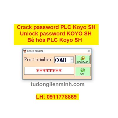 Crack password PLC Koyo SH Unlock password PLC KOYO Bẻ khóa PLC Koyo