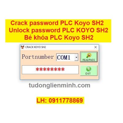 Crack password PLC Koyo SH2 Unlock password PLC KOYO Bẻ khóa PLC Koyo