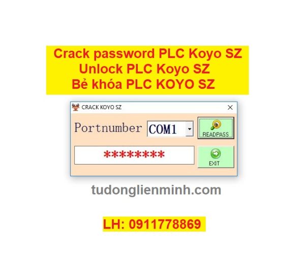 Crack password PLC Koyo SZ Unlock PLC Koyo SZ Bẻ khóa plc koyo