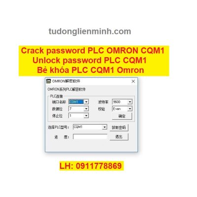 Crack password PLC OMRON CQM1 Bẻ khóa PLC CQM1 Omron