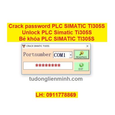 Crack password PLC SIMATIC TI305S Bẻ khóa PLC SIMATIC TI305S