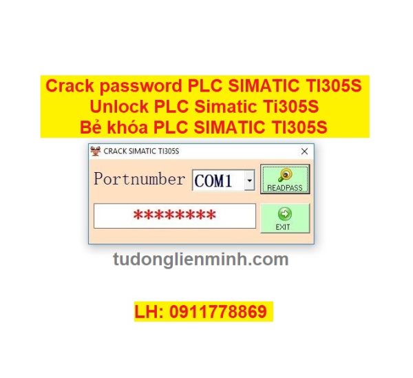 Crack password PLC SIMATIC TI305S Bẻ khóa PLC SIMATIC TI305S