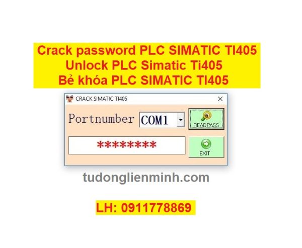 Crack password PLC SIMATIC TI405 Bẻ khóa PLC SIMATIC TI405