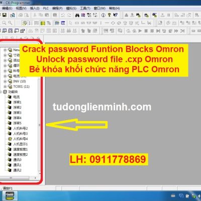 Crack password funtion blocks PLC Omron Bẻ khóa khối chức năng PLC Omron