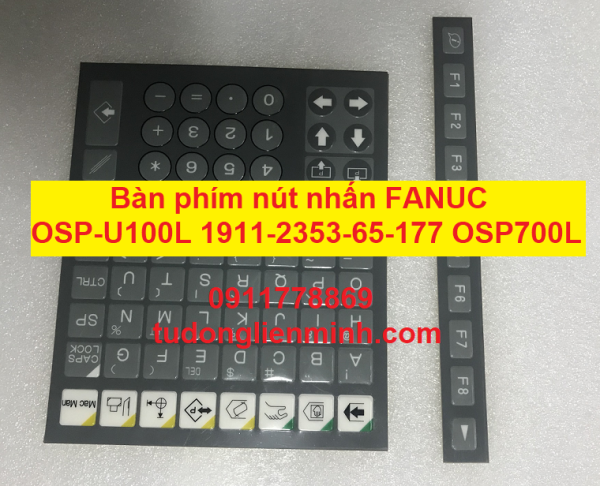 Bàn phím nút nhấn FANUC OSP-U100L 1911-2353-65-177 OSP700L