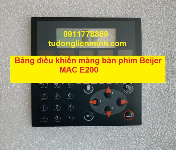 Bảng điều khiển màng bàn phím Beijer MAC E200