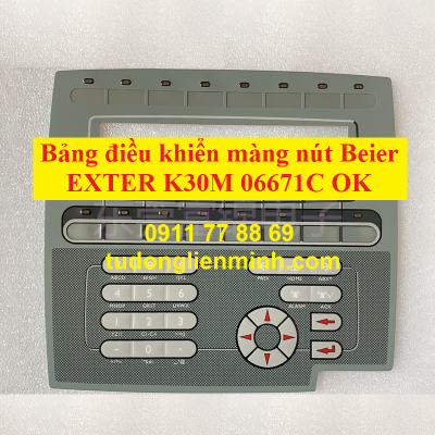 Bảng điều khiển màng nút Beier EXTER K30M 06671C