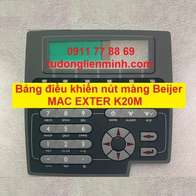 Bảng điều khiển nút màng Beijer MAC EXTER K20M
