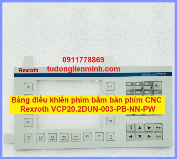 Bảng điều khiển phím bấm bàn phím CNC Rexroth VCP20.2DUN-003-PB-NN-PW