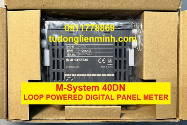 M-system 40DN LOOP POWERED DIGITAL PANEL METER