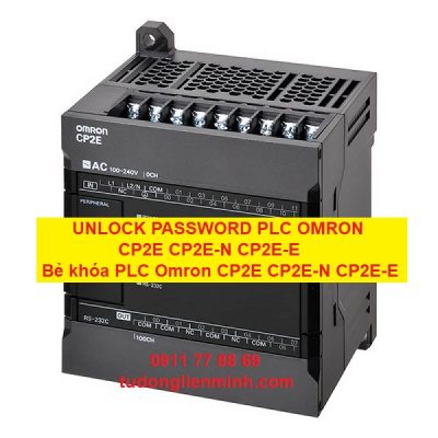 Unlock password PLC Omron CP2E CP2E-N CP2E-E Bẻ khóa PLC Omron CP2E