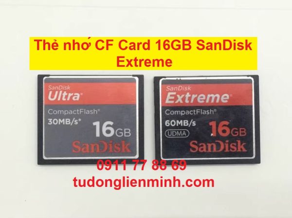 Thẻ nhớ CF Card 16GB SanDisk Extreme